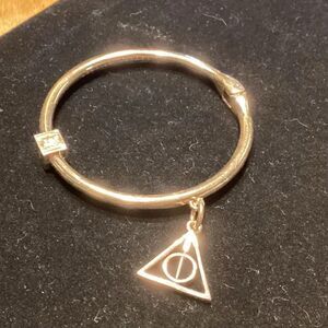Ashley Bridge Brand Goldtone Harry Potter Hinged Bracelet